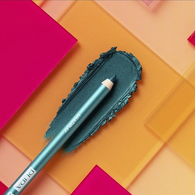 Pupa Milano Multiplay Eye Pencil - Creamy, Blendable Eyeliner With Smudge Tip - Create Long Wearing, Glamorous Intensity - Smooth, Lasting Color Liner For Waterline Or Lid - 03 Pearly Sky - 0.04 Oz