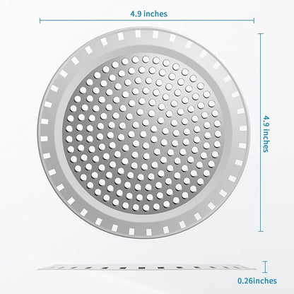 Shower Drain Hair Catcher,Aluvor Shower Drain Cover Bathtub Drain Strainers Weighted Metal Hair Trap Stopper Sink Protector Filter Bathroom Flat Strainer Stopper