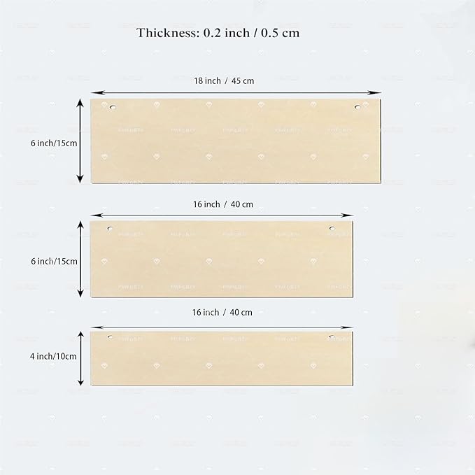 Pray Wait Trust Sign, Farmhouse Christian Wall Art, Religious Home Decorations Faith Wall Decor (Pray) 6x18 Inch