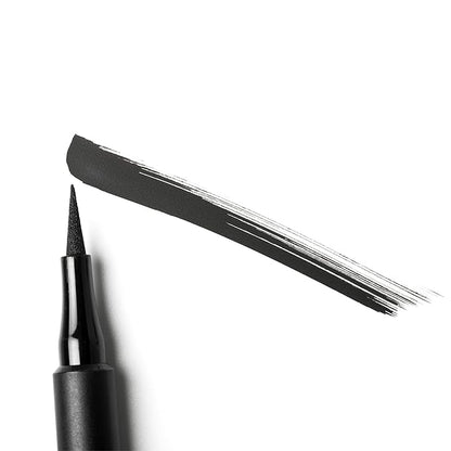 3INA The 24H Pen Eyeliner 900-24 Hour Wear - Matte Finish - Fine Tip Longwear Black Liquid Liner - Smudgeproof, Flake Proof Eye Makeup - Cruelty Free, Paraben Free and Vegan Cosmetics - 0.04 Fl. Oz