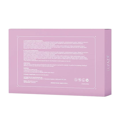 10PCS Eyeshadow Stick,Shimmer And Matte Brown Metallic Cream Eyeshadow Pencil Crayon with Smudge-proof & Waterproof,Eye Brightener Stick