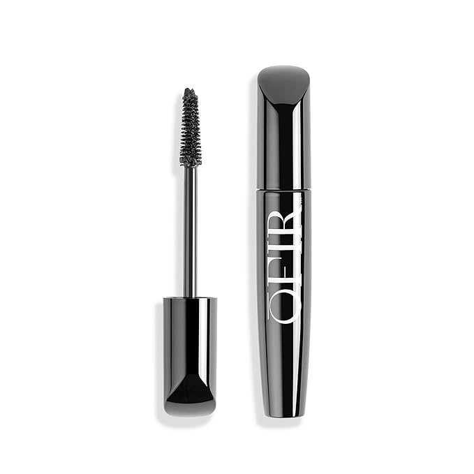 OFIR Smudge Proof Mascara Black | Long-Lasting Volume & Lift | No Smudge, No Flake | Vegan Formula with Cone-Shaped Brush | Lightweight Texture for a Clean, Defined Look | 1 Count