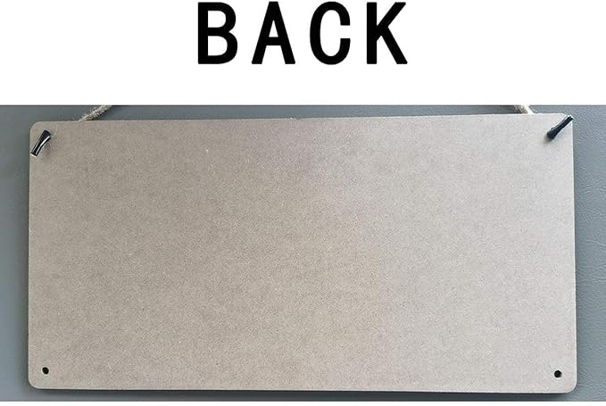 Personalized Rustic Wooden Sign, Custom Plaque Wall Hanging, Art Wood Board Sign for House, Customized Name Sign, Gifts for Family Members Teachers Friends 11.8x5.9 inch