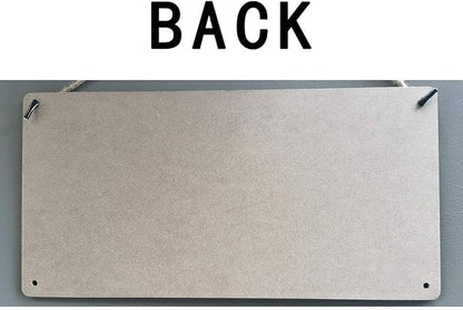 Custom Personalized Board Hanging Wood Sign, Design Your Welcome Sign, Customizable Wall Plaque, House Wood Sign for Garden Yard Home Farmhouse 9.8x5.1 inch