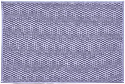 Bathroom Rugs Non Slip Washable, Super Absorbent Thin Bath Mat Small Quick Dry Low Pile Bathroom Rug, Lavender 20"x30"