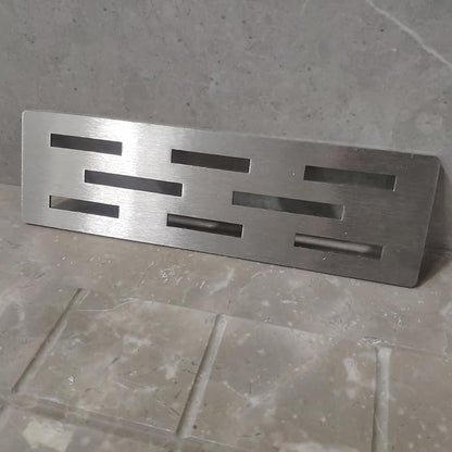 Shower Niche Shelf for 12 Inch Tile Prefab Niches, Fits 1/8 inch Grout Lines, Brushed 304 Stainless Steel