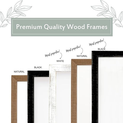 Welcome To Our Beautiful Chaos Sign Wall Decor Framed Wood 32X12 Inch For Rustic Home Living Room Entryway Bedroom Hanging Art (Black)