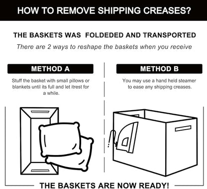 OIAHOMY Storage Basket, Woven Baskets for Storage, Cotton Rope Basket for toys,Towel Baskets for Bathroom - Pack of 3, Gradient Gray