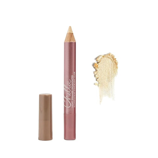 Chella Highlighter Makeup Pencil - Vegan, Cruelty Free, Paraben Free, Gluten Free - Use as a Highlighter, Concealer and Under Eye Liner (Light Shimmer)