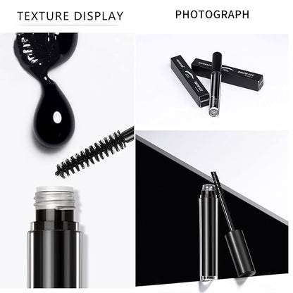 DAGEDA Black Eyebrow Setting Gel, 2 Pack Brow Fix Gel, Waterproof And Sweat-Proof Eyebrow Repair Liquid Brows Styling Beauty Salon Home Use Makeup, 1.81oz