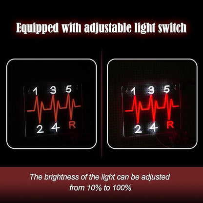 Shift Neon Sign for Wall Decor LED Manual Gearbox Neon Light Dimmable USB Car Gearbox Light Up Sign for Garage Parking lot Car Club Gifts for Father Husband Car Lovers(15.7 * 11.8In)