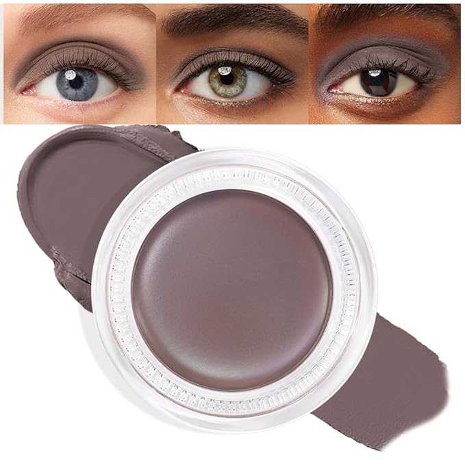 Single Cream Chocolate Matte Eyeshadow Palette Makeup, Natural Single Mini Instant Holographic Eyeshadow For Older Women, Sombras Crema Para Ojos, Talc, Paraben & Cruelty Free, 720