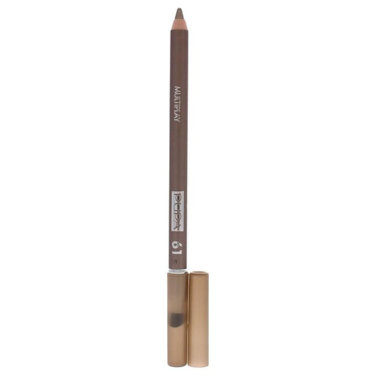 Pupa Milano Multiplay Eye Pencil - Creamy, Blendable Eyeliner With Smudge Tip - Create Long Wearing, Glamorous Intensity - Smooth And Lasting Color Liner For Waterline Or Lid - 61 Platinum - 0.04 Oz