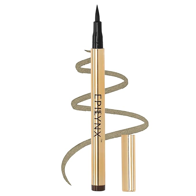 Waterproof Eyeliner - Smudge-Proof Liquid Eyeliner Pen with Precision Tip for Smooth, Long-Lasting Application - Vegan, Hypoallergenic & Gluten-Free Eye Liner - 2mL Brown