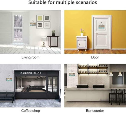 Welcome to Our Beautiful Chaos Sign, Farmhouse Wood Sign, Home and Living Room Decor Housewarming Gift Spring Home Decor (Beautiful Chaos) 4x16 Inch