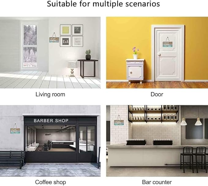 Welcome to Our Beautiful Chaos Sign, Farmhouse Wood Sign, Home and Living Room Decor Housewarming Gift Spring Home Decor (Beautiful Chaos) 6x18 Inch