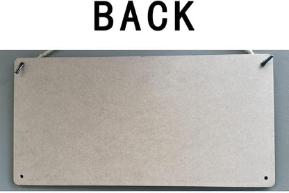 Custom Hanging Wood Sign, Personalized Text Door Sign Plaque, Customized Wall Sign, Customizable Wood Board with Hanging String for Home Decor, Store, Farm 7.8x3.9 inch