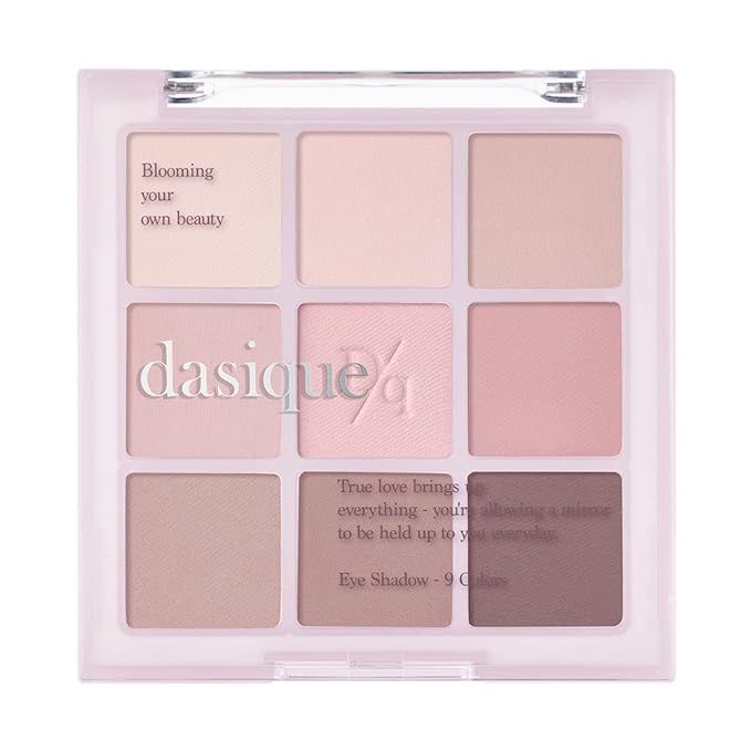 dasique Shadow Palette #13 Cool Blending l Vegan, Cruelty-Free l 9 Blendable Shades in Smooth Matte Finish