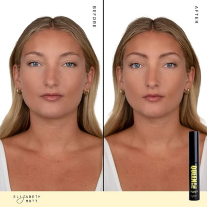 Elizabeth Mott Queen of the Fill Clear Brow Gel ?€? Long-Lasting Sculpting & Shaping Gel Setter to Control, Tame & Define Eyebrows with Natural Finish ?€? Smudge-Proof, Lightweight, Quick-Dry Formula ?€? 3g