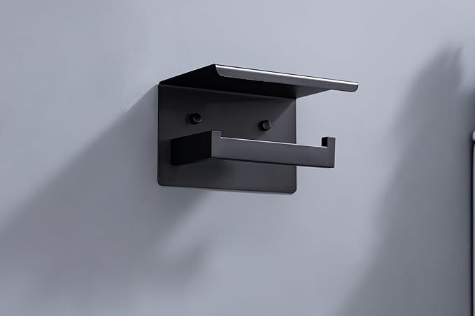 10-Piece Bathroom Hardware Set - Matte Black SUS304 Stainless Steel Wall-Mounted Towel Bar, Holder & Racks, 23.6 Inch