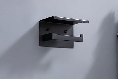 10-Piece Bathroom Hardware Set - Matte Black SUS304 Stainless Steel Wall-Mounted Towel Bar, Holder & Racks, 23.6 Inch