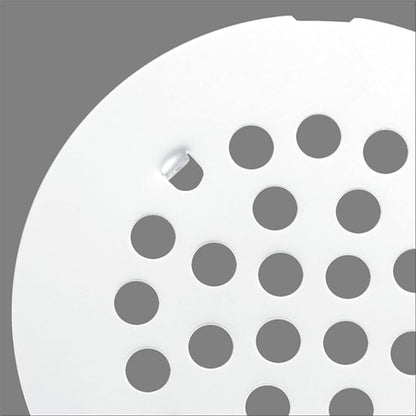 rrajj 4-1/4 (4.25) Inch(108mm) Round Snap-in Shower Floor Drain Cover Replacement Cover (White)