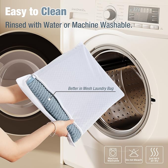 Bathroom Rugs Non Slip Washable, Super Absorbent Thin Bath Mat Quick Dry Low Pile Bathroom Rug, Denim Blue 24"x60"