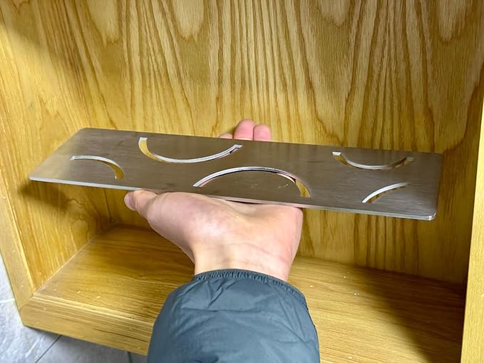 Shower Niche Shelf for Prefabricated Kerdi Board SN/-SNLT, Curve Design, Brushed 304 Stainless Steel