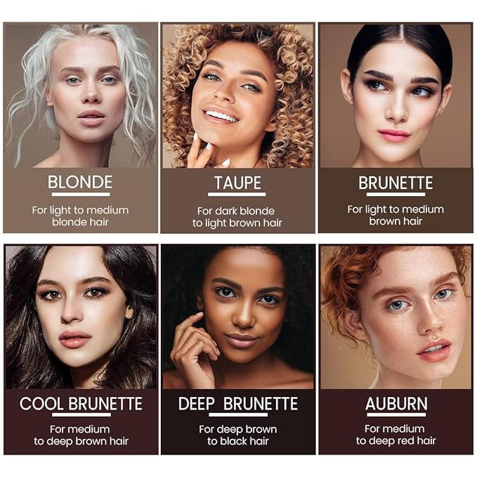 True + Luscious Brow Definer Pencil - Pomade & Powder Combo With Organic Castor Oil - Fills, Shapes Eyebrows - Waterproof - Cool Brunette