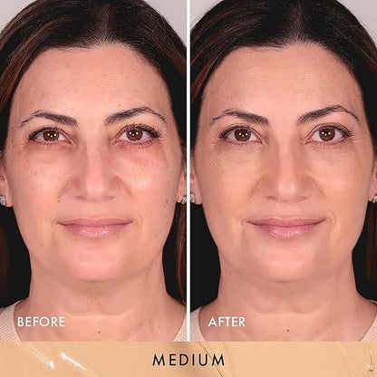 Wander Beauty Dualist Matte and Illuminating Concealer Makeup - Medium - Dual-Ended Matte & Liquid Concealer Stick - Full Coverage Formula to Brighten, Firm & Hydrates Under Eyes - 0.28 fl oz