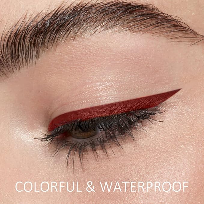 Boobeen Liquid Eyeliner Pen, Matte Eye Liner with Precision Tip, Long Lasting Eyeliner Pencil for Bold Eye Makeup, Glides on Smoothly