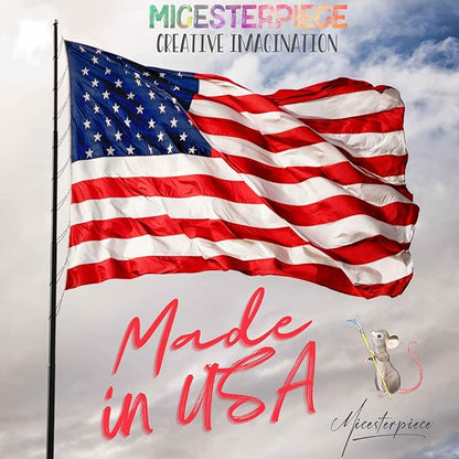 Mouse Reading Book, Wall Decor Sticker Decal, Kids Room, Classroom, Home, Bedroom, Bookcase, Book Lover, of Mice and Men, Children, Adorable, (Mouse Trap)