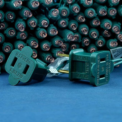 200 Count Pink Wide Angle LED Christmas Lights, 66 ft Green Wire UL Certified Commercial Grade 5mm Holiday String Light Set (Pink)