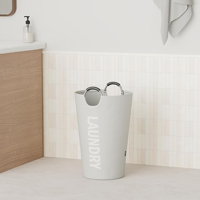 Caroeas 90L Laundry Basket (13 Colors), Waterproof Laundry Hamper, Laundry Bag with Padded Handles, Clothes Hamper, Collapsible Laundry Basket Easy Storage