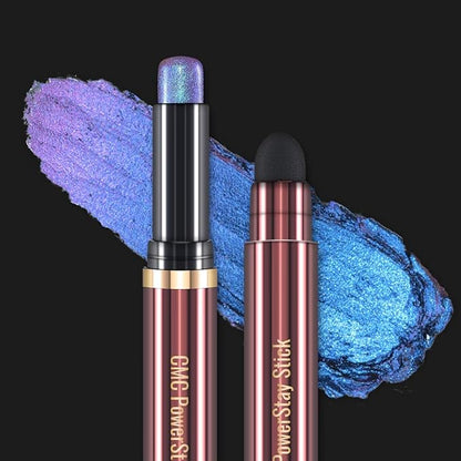 CHARMACY New Magic Eyeshadow Stick, Creamy Eye Shadow Stick, Dynamic Light color Change, Metallic Shimmer Eyeshadow, Long-Lasting Water-Resistant Formula, High Pigmented, Built-in Smudger #03