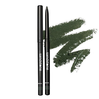 Scandinavia Green Waterproof Eyeliner Pencil - Vegan, Hypoallergenic, Smudge-Proof Gel Eyeliner - Anti-Aging Properties