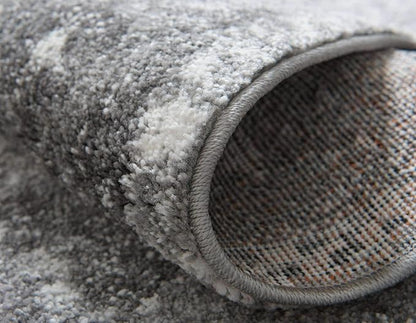 Unique Loom Rosso Collection Vintage, Traditional, Bohemian, Geometric, Distressed, Southwestern Area Rug (2' 7 x 10' 0 Runner, Gray/Ivory)