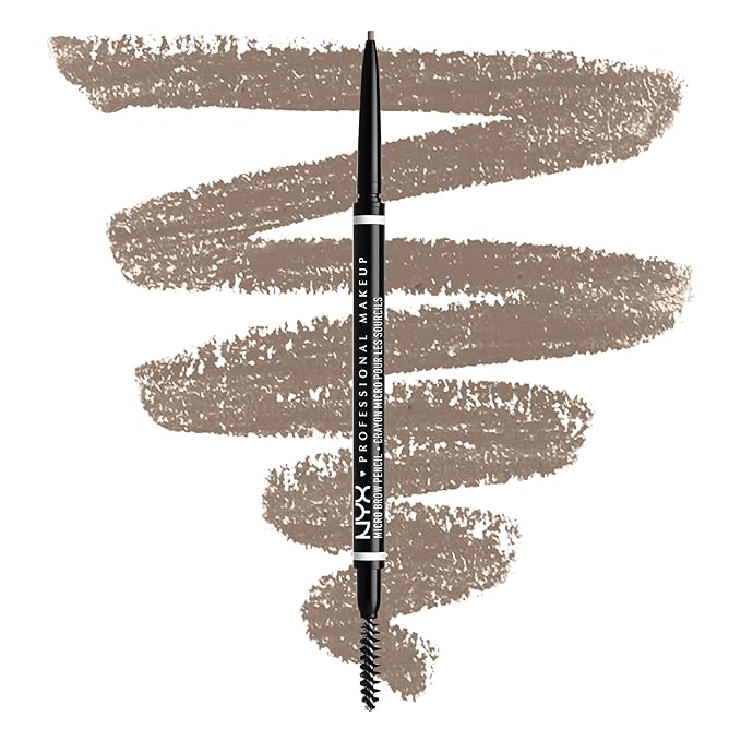 NYX PROFESSIONAL MAKEUP Micro Brow Pencil, Precise Eyebrow Pencil - Ash Blonde