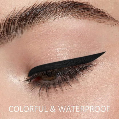 Boobeen Liquid Eyeliner Pen, Matte Eye Liner with Precision Tip, Long Lasting Eyeliner Pencil for Bold Eye Makeup, Glides on Smoothly