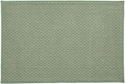 Bathroom Rugs Non Slip Washable, Super Absorbent Thin Bath Mat Quick Dry Low Pile Bathroom Rug, Sage Green 24"x36"