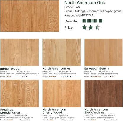 Solid Oak Wood Lift Top Coffee Table for Living Room, Mid Century Modern Tables with Drawers and Large Storage, Coffee Tables for Small Spaces (Oak Walnut Color, 39.37" W x 21.65" D x 25.59" H)