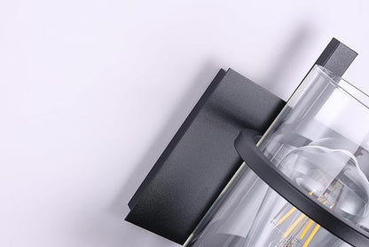 Bathroom Vanity Light Fixtures,Rustic Matte Black Vanity Lights 3 Bulb,Industrial Bathroom Light 3 Pack(Bulbs not Included)