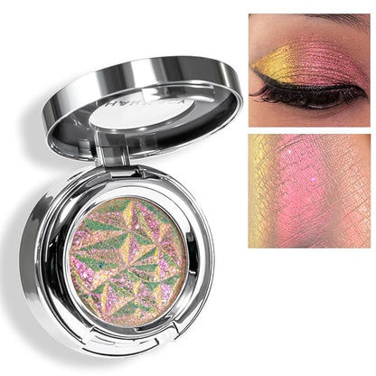CHARMACY Multichrome Eyeshadow, Insane Shifters Chameleon Eyeshadow, Creates High-Impact, Glitter Metallic Eye Looks, 100% Vegan and Cruelty Free, 1.9g (#809)
