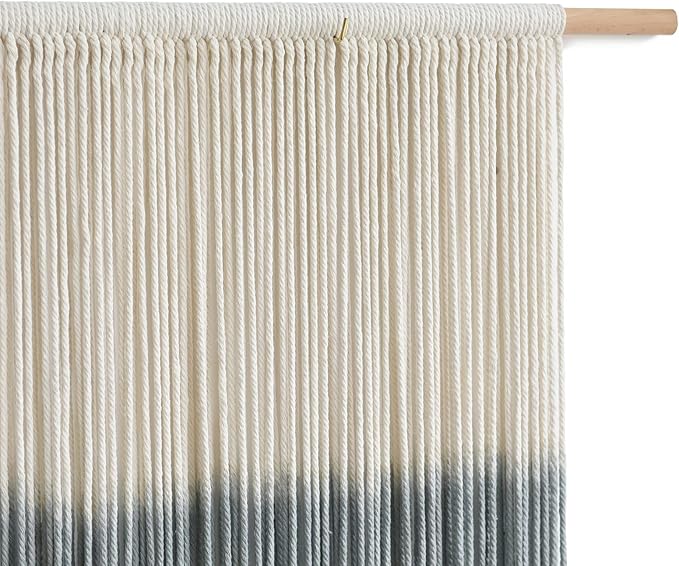 Macrame Wall Hanging Large Dip Dye Tapestry Fiber Wall Art Boho Living Room Bedroom Macrame Wall Decor 59''Wx35''L