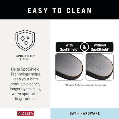 DELTA FAUCET-Faucet 759500-RB DELTA FAUCET Bath Hardware, 3.31 x 7.00 x 3.31 Inches, SpotShield Venetian Bronze