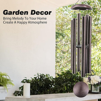 ASTARIN 60" Extra Large Outside Metal Wind Chimes with Deep Tone, Outdoor for Patio Balcony Garden Yard Decoration