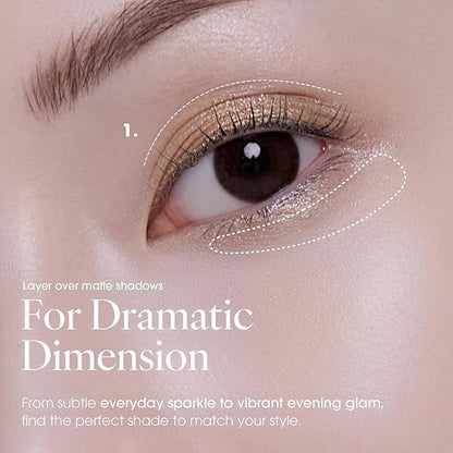 SPARKLE SPOT 507 SUGAR GOLD, High Shine Glitter Eye & Face Sparkle, Multi-Dimensional (1.5g, 0.003 oz.)