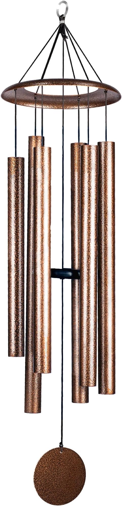 44 Inch Wind Chimes for Outside Deep Tone Sound Like Church Bell Rings Memorial Mother Day Copper Vein 1pcs Thickness of Tube is 2.8mm Taiwan Made