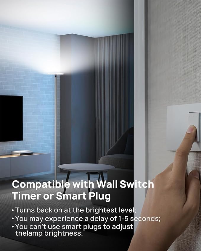 TROND Floor Lamp, Bright Sky LED Modern Torchiere Lamp, 71 in Tall Aluminum Pole Light, 5500K Natural Daylight Standing Light, Touch 5-Level Dimmable, 5000 lm, 30 Mins Timer for Living Room Bedroom