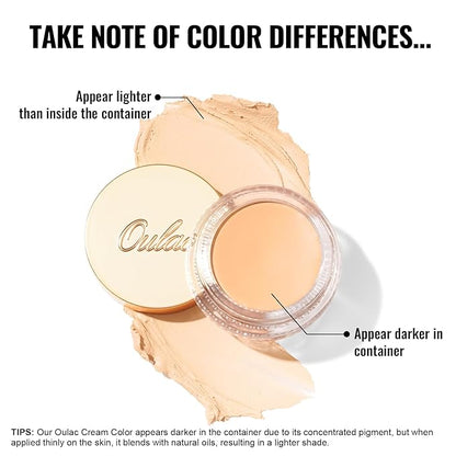 Oulac Matte Eyeshadow 3-in-1 Eyeshadow Eye Primer&Eyeliner Highly Pigmented Waterproof Smudge-proof Long Lasting Wear Smooth&Blendable Formula for Natural Look,Vegan & Cruelty-Free CM04